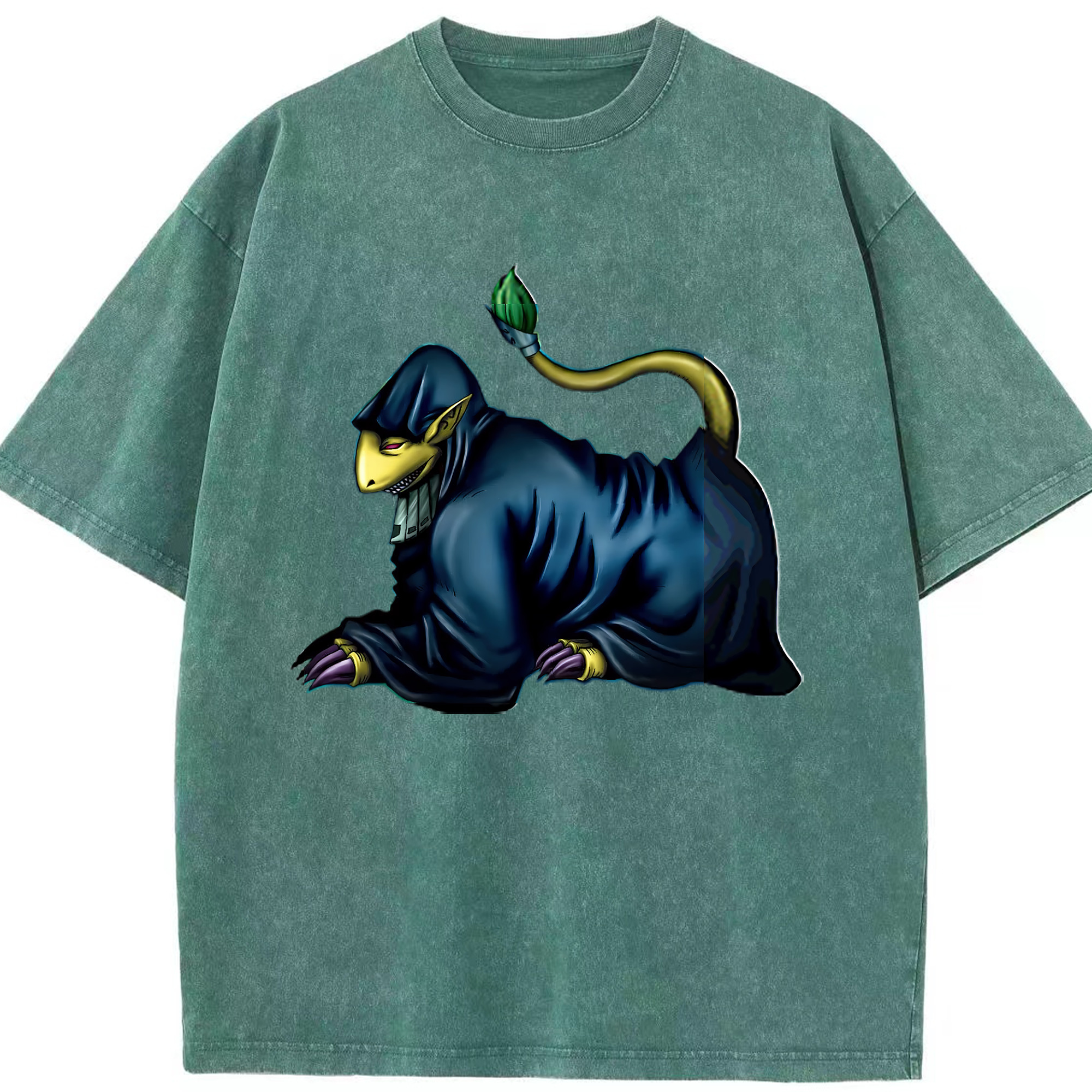 （画像用） 遊☆戯☆王 Yu-Gi-Oh! 綿100% ヴィンテージ風 半袖Tシャツ（フロントプリント）